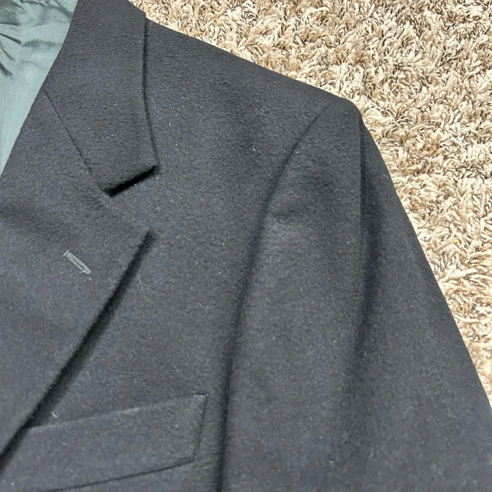 Valentino Uomo Black Wool Cashmere Men’s Blazer Sz 41R